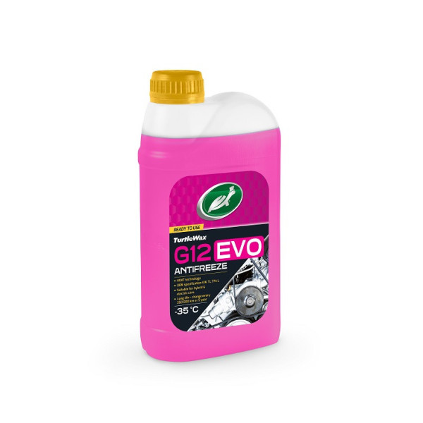 TURTLE WAX Antifreeze G12 EVO -35°C, Jäähdytysneste, 1l