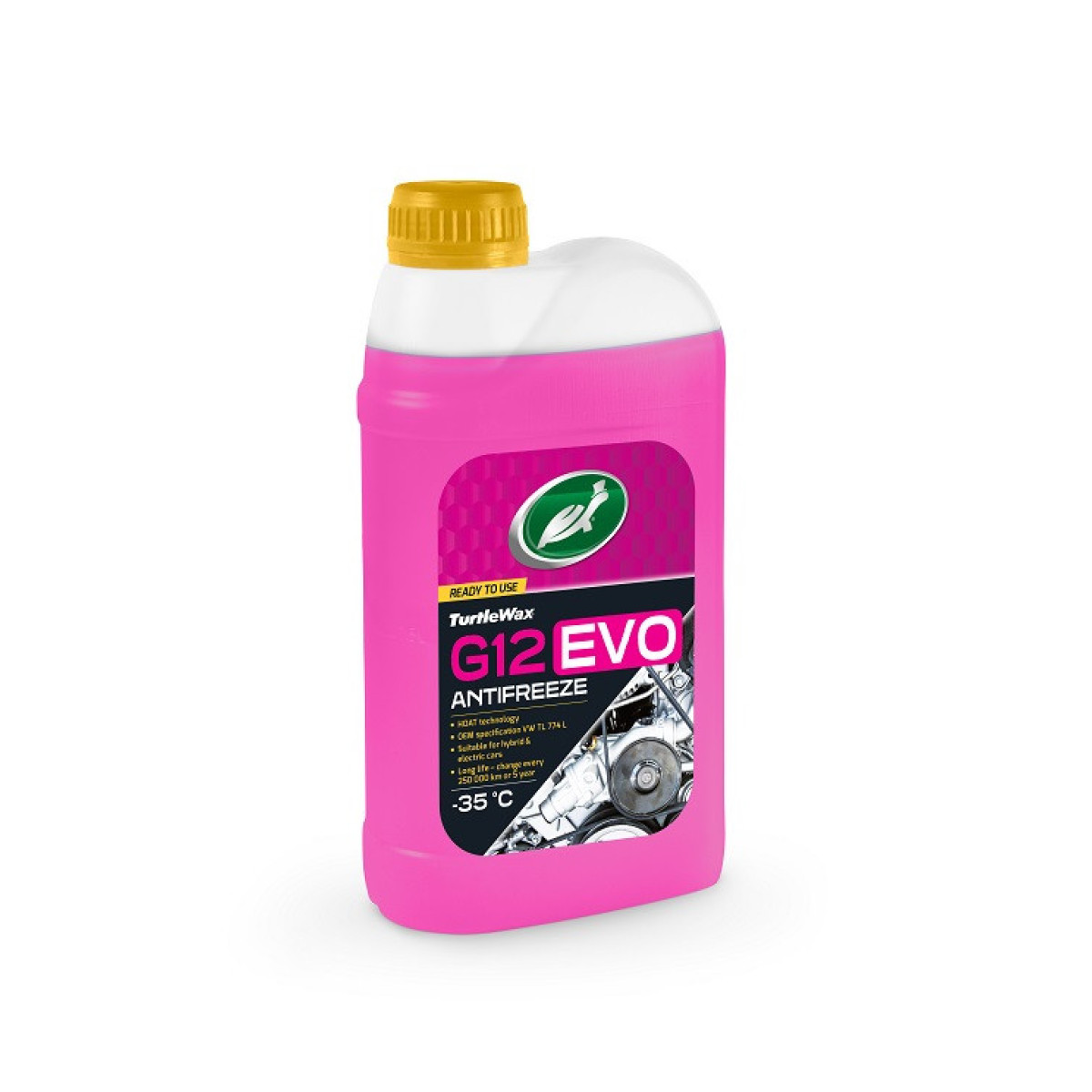 TURTLE WAX Antifreeze G12 EVO -35°C, Jäähdytysneste, 1l