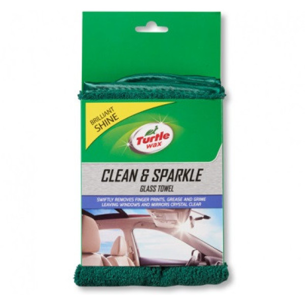 TURTLE WAX Dual Action Clean&Sparkle Towel, lasikuitu, 37x39cm