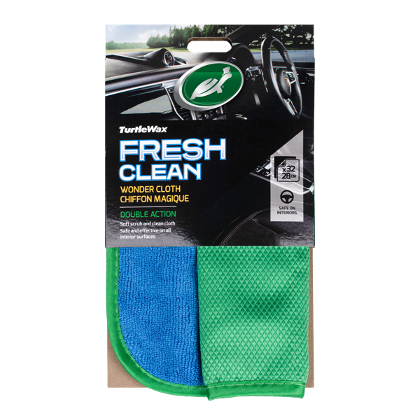 TURTLE WAX Fresh clean, kaksipuolinen puhdistusliina 32 x 28 cm