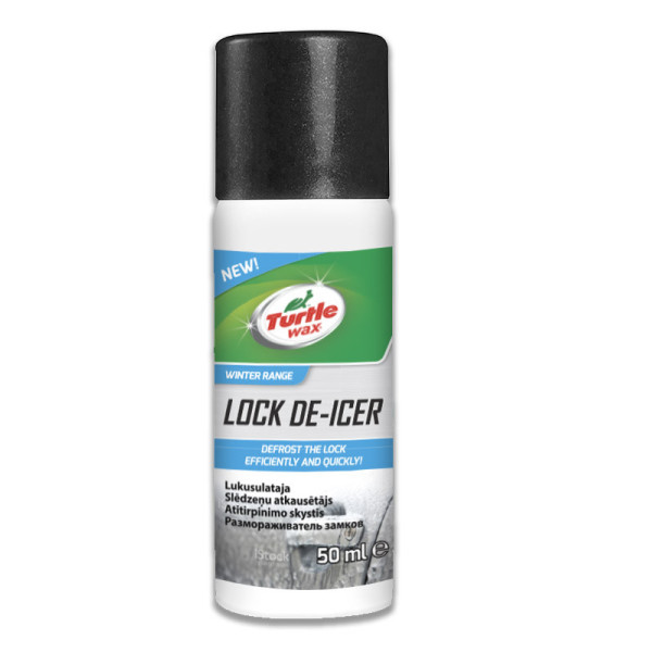 TURTLE WAX Lock De-Icer, jäänpoistoaine lukoille, 50 ml TURTLE WAX Lock De-Icer, jäänpoistoaine lukoille, 50 ml