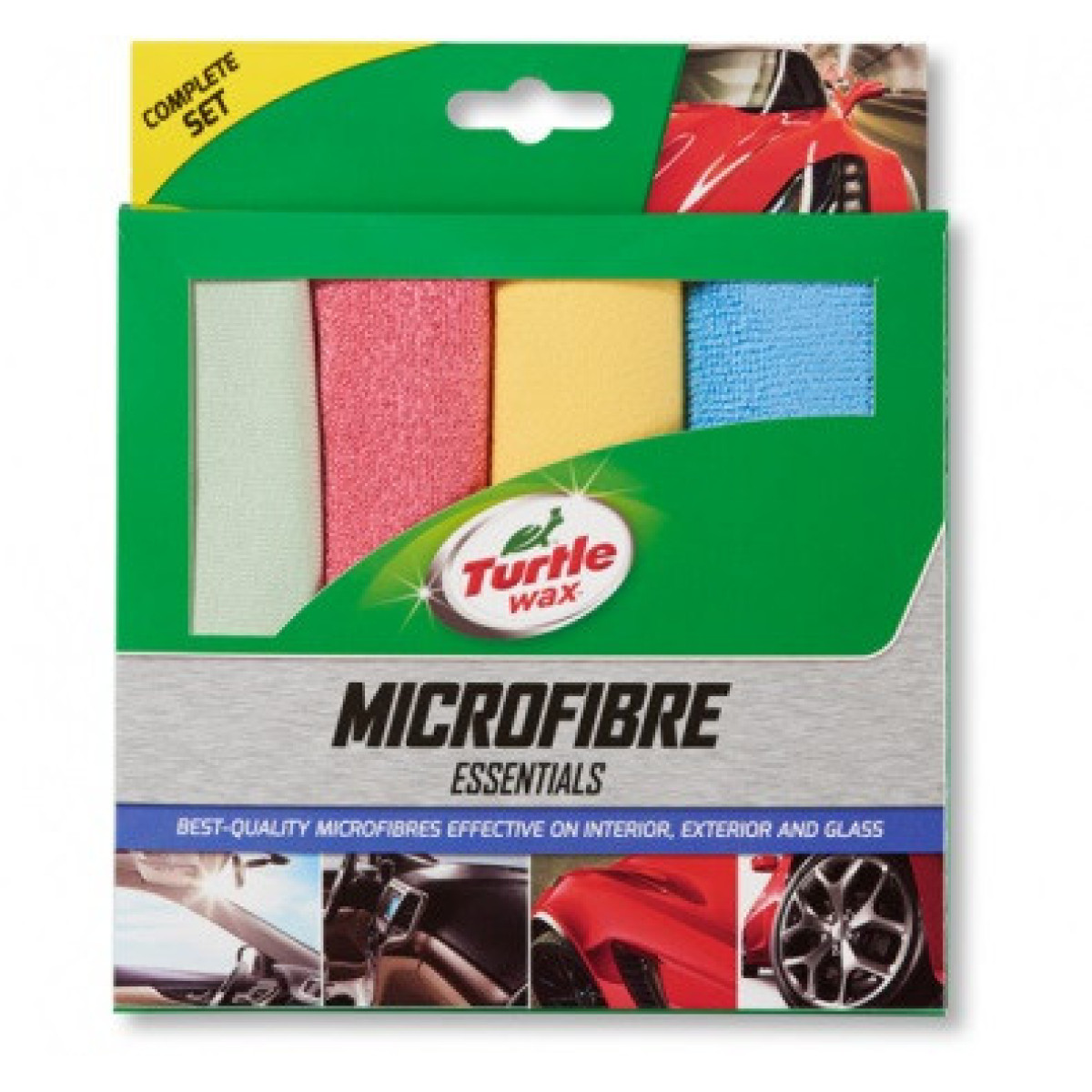 TURTLE WAX Microfiber cloth 4-pack, mikrokuituliinasarja