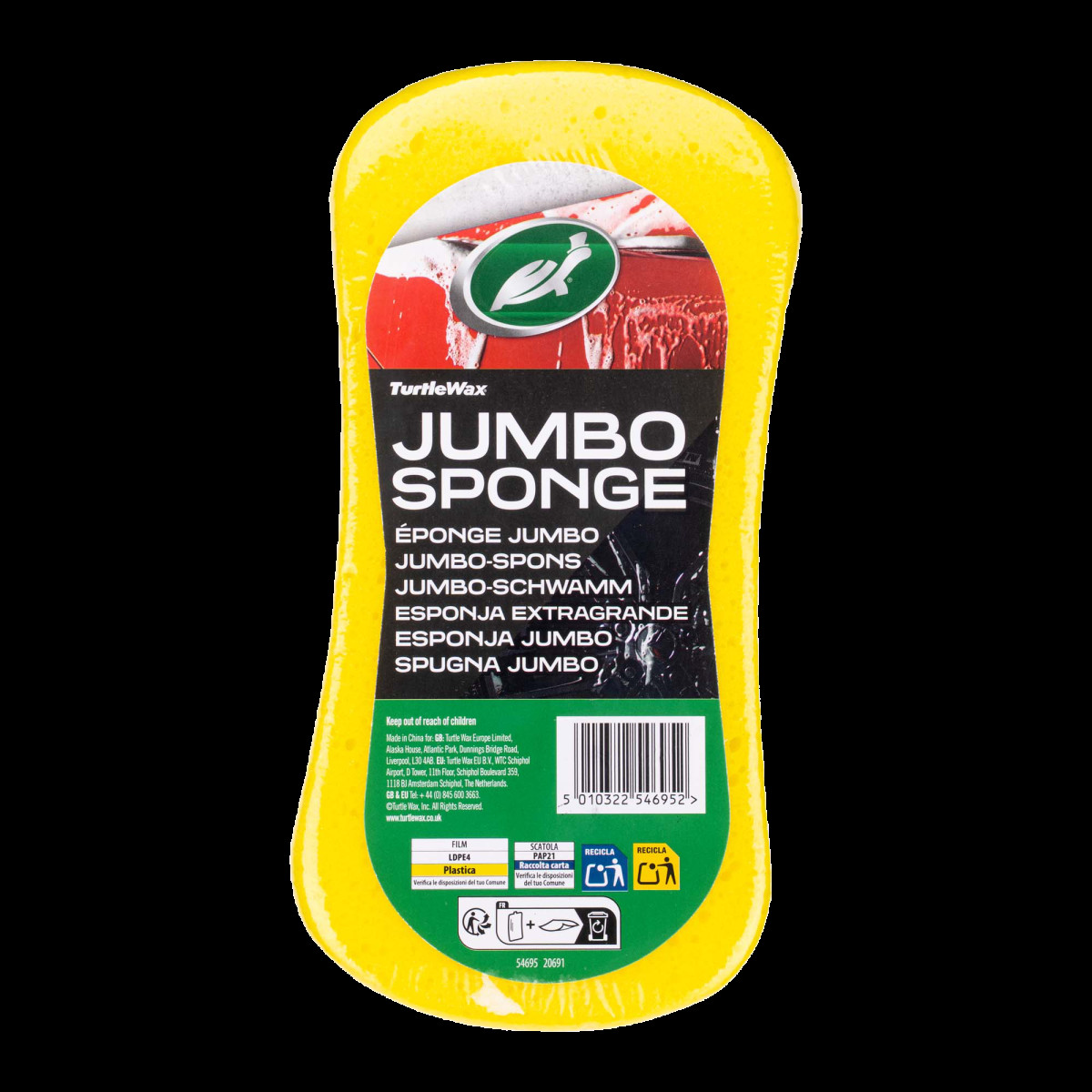 TURTLE WAX Jumbo, Pesusieni 11 x 22 x 7 cm