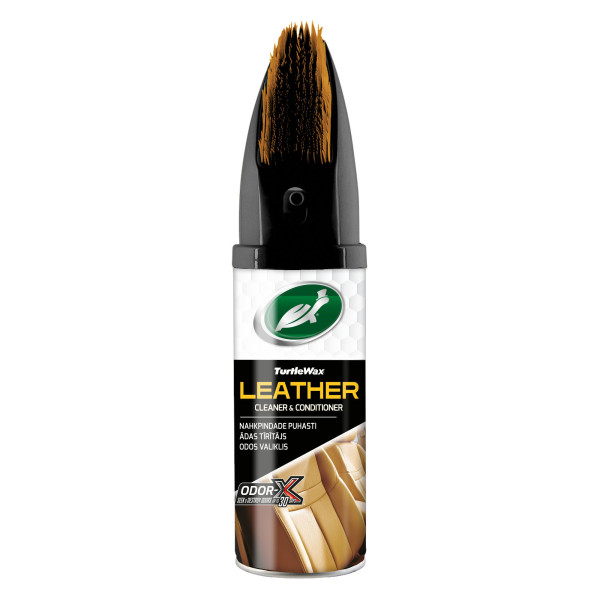 TURTLE WAX Power Out Leather cleaner&conditioner with Odor-X, nahanpuhdistus- ja hoitoaine hajuja estävällä teknologialla, 4l