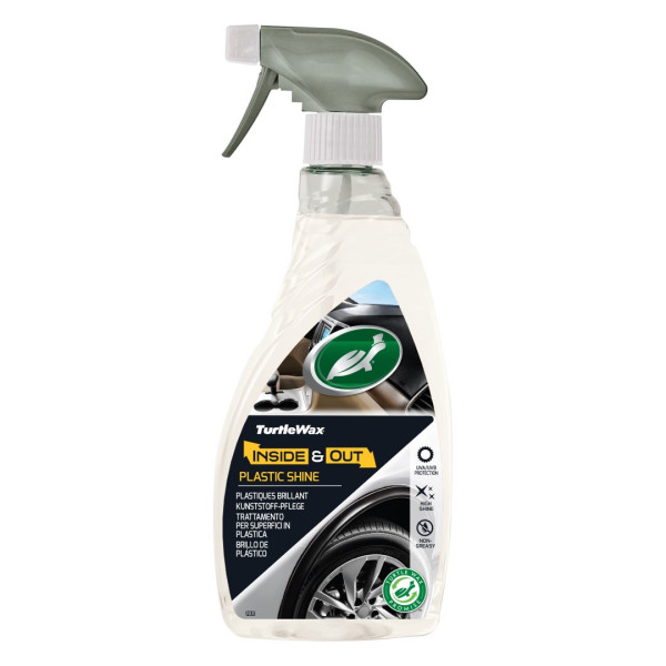 TURTLE WAX Inside&Out Plastic, Muovinpuhdistusaine sisä- ja ulkokäyttöön, 500ml