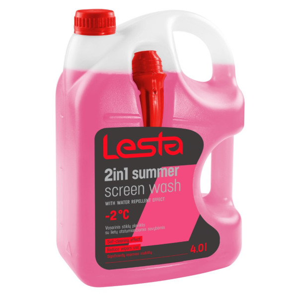 LESTA Windscreen Washer Fluid 2In1 -2°C, tuulilasinpesuneste, 4 L