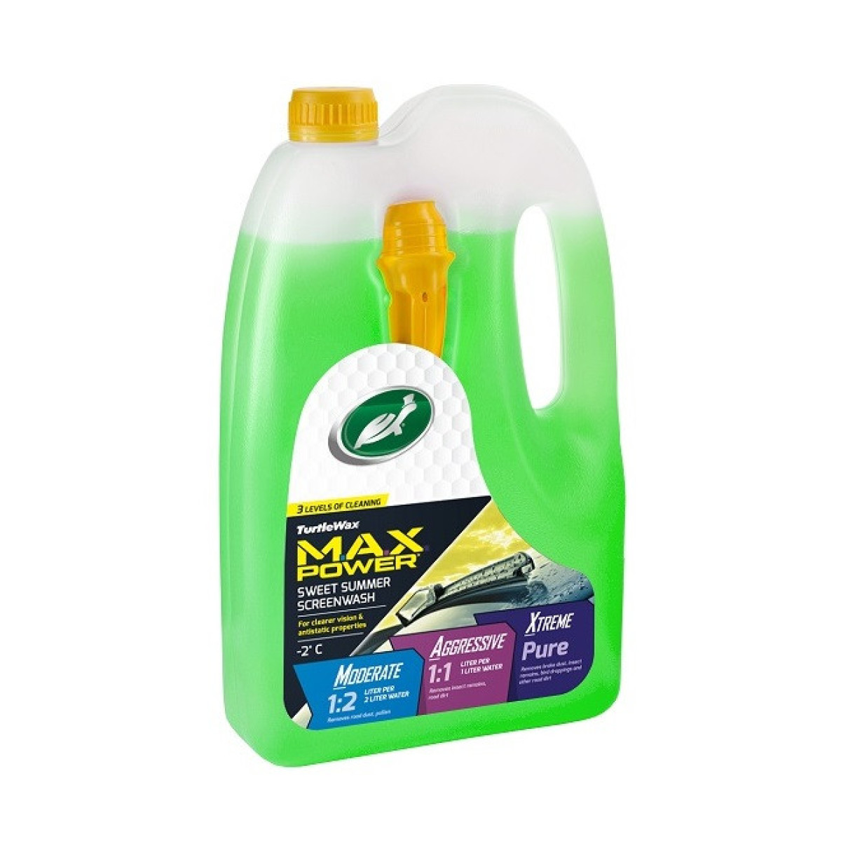 TURTLE WAX Windscreen Washer Fluid M.A.X. Power -2°C, tuulilasinpesuneste, 4 L