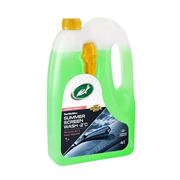 TURTLE WAX Windscreen Washer Fluid -2°C, tuulilasinpesuneste, 4 L