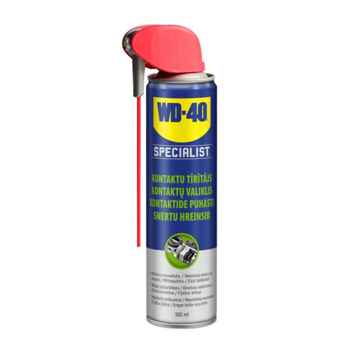 WD-40 SPECIALIST (SPEC4), Kontaktipuhdistaja, 300 ml WD-40 SPECIALIST (SPEC4), Kontaktipuhdistaja, 300 ml
