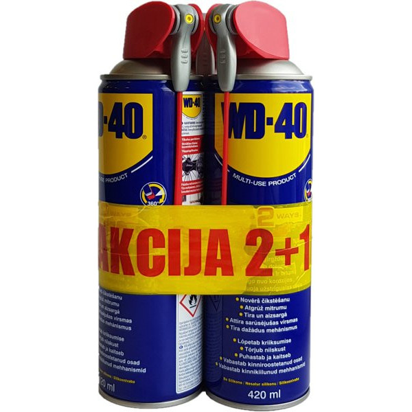WD-40 Yleiskäyttöinen 2+1, 420ml