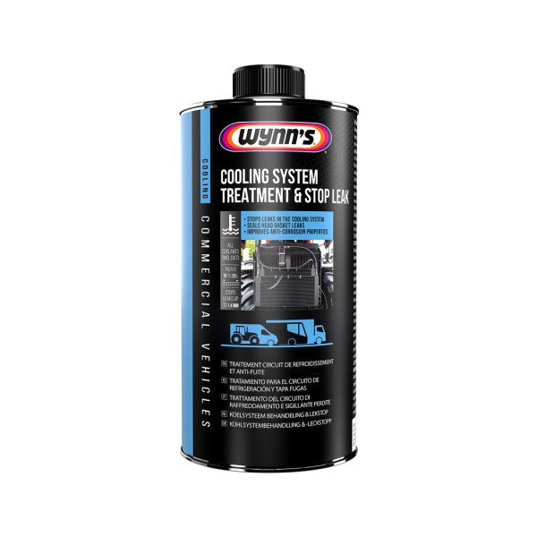 WYNNS Cooling System Treat&Stop Leak, Jäähdytysjärjestelmän suoja- ja tiivistyslisäaine, 1 l