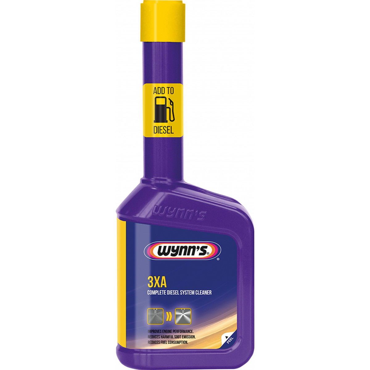 WYNNS 3XA Diesel, dieselpolttoainejärjestelmän puhdistusaine, 325 ml