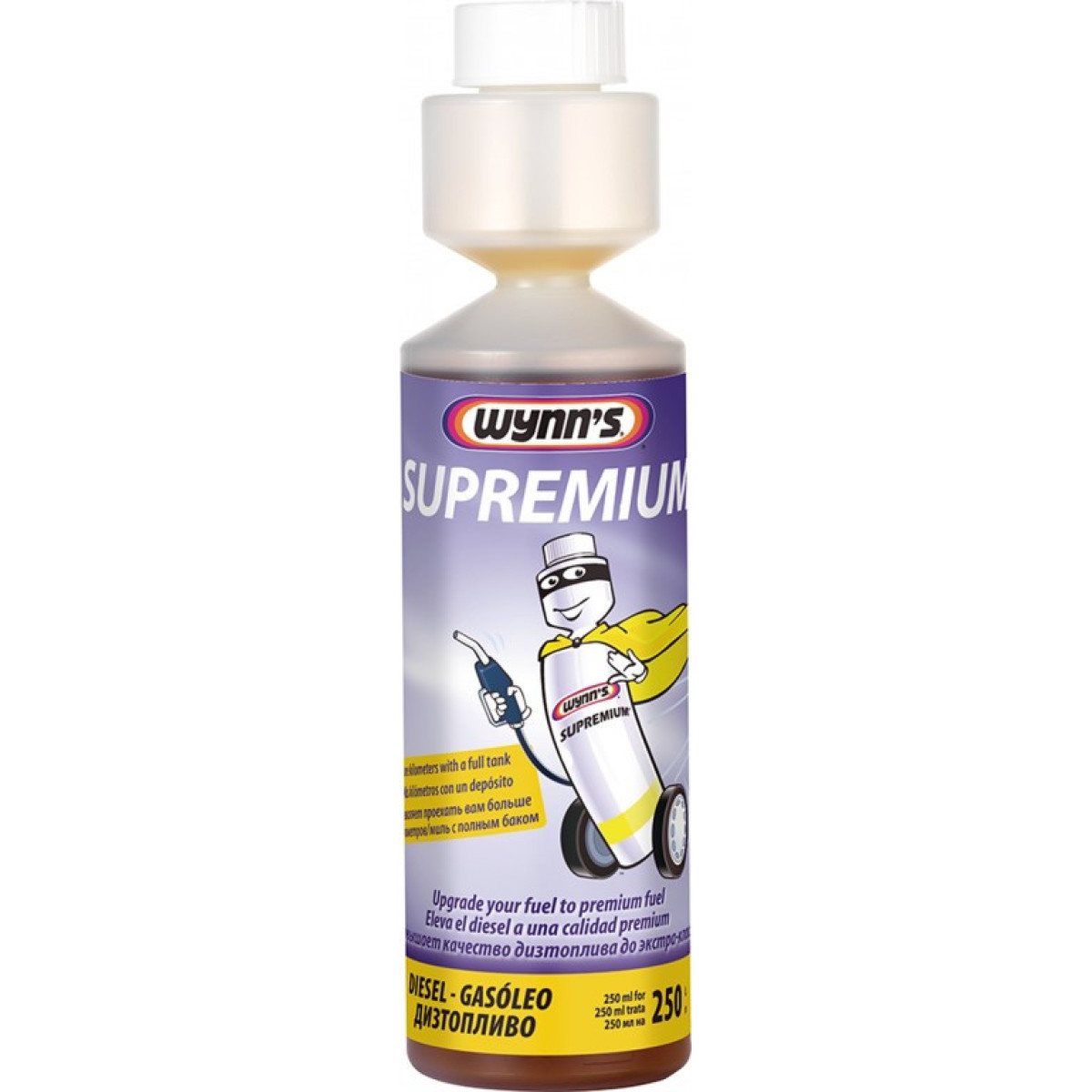 WYNNS Supremium Diesel, dieselin lisäaine, 250 ml