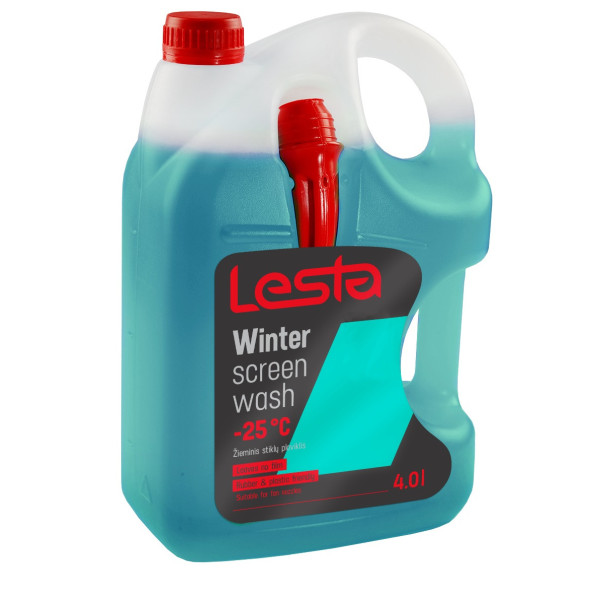 LESTA Windscreen Washer Fluid -25°C, tuulilasinpesuneste, 4l