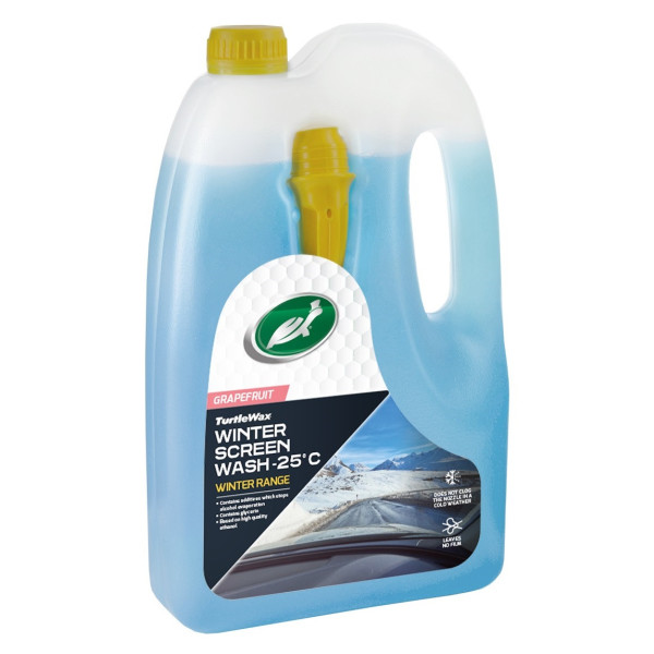 TURTLE WAX Windscreen Washer Fluid -25°C, tuulilasinpesuneste, 4 L TURTLE WAX Windscreen Washer Fluid -25°C, tuulilasinpesuneste, 4 L