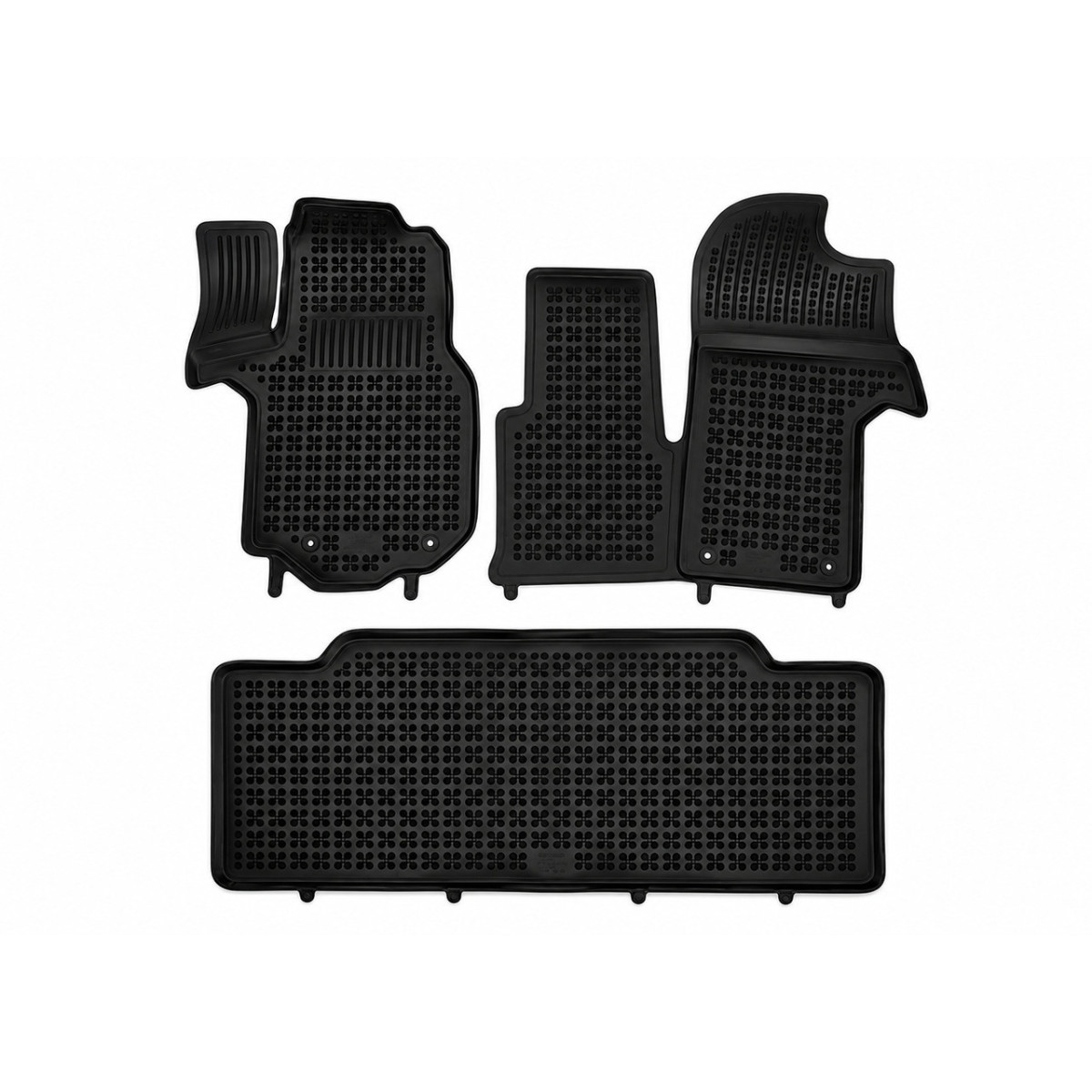 Kumimatot Volkswagen Crafter II vuodesta 2016 (2 rows)