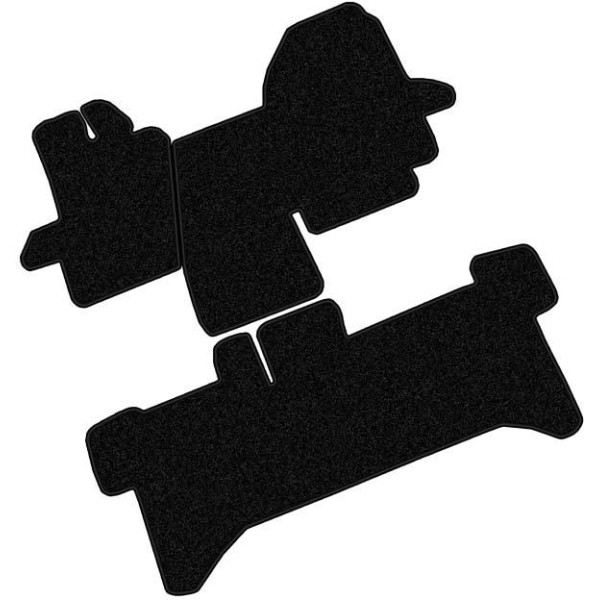 Tekstiilimatot auton Renault Master (double cab.) 2002-2010