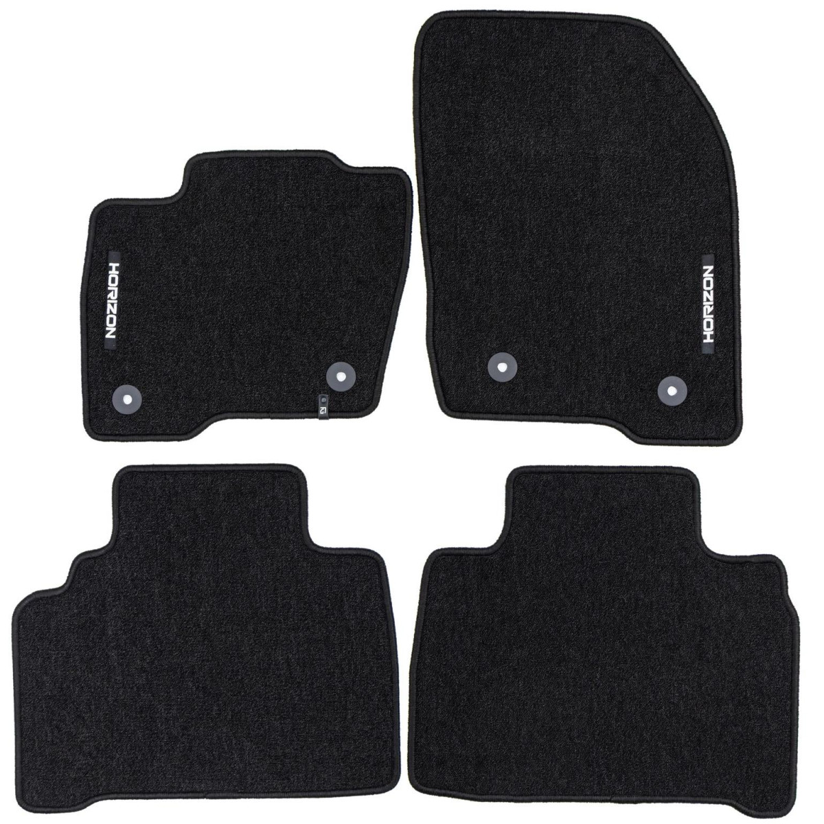 Tekstiilimatot auton HORIZON Ford S-Max II 2014-2023 (1 rivi, 2 rivi)