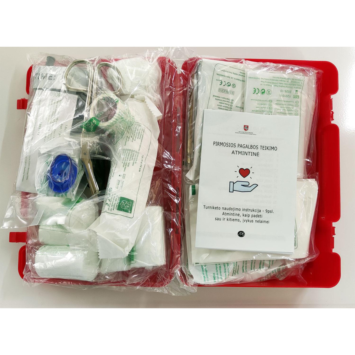 Pirmosios pagalbos rinkinys LT BD