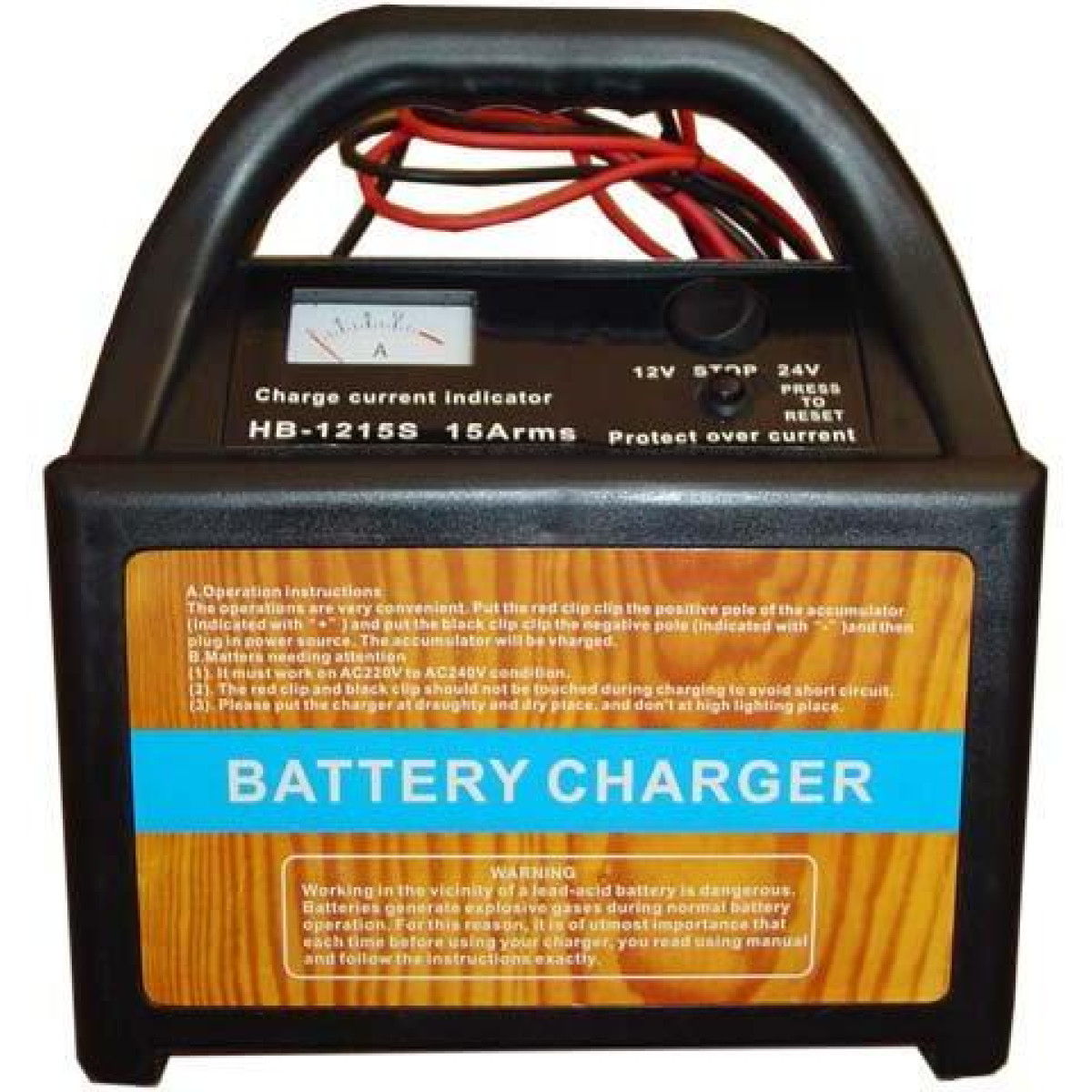 Akkulaturi 24 - 12V15A HB 1215-S 61468 Akkulaturi 24 - 12V15A HB 1215-S 61468