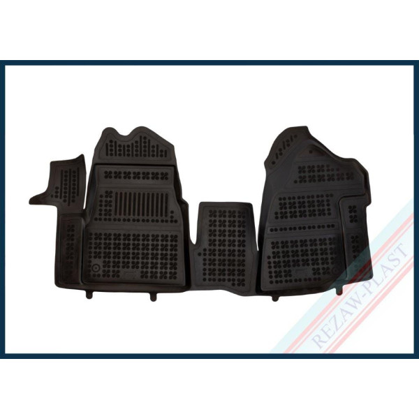 Kumimatot Renault Master IV vuodesta 2024 (3 paikkaa, etuosa, with an extra material on the driver side)