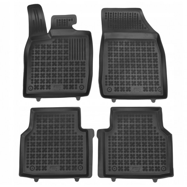 Kumimatot Skoda Enyaq Electric version vuodesta 2020 (with an integrated second-row seat tunnel)