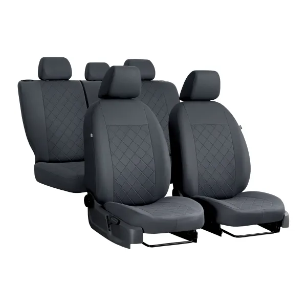 DRAFT LINE istuinsuojat (tekstiili) Ford Transit Custom VII 2013-2024 (2 paikkaa) 1+1