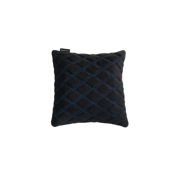 EVAtech Autotyyny 30x30 cm - musta / siniset ompeleet