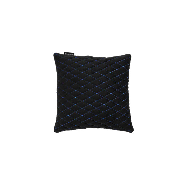 EVAtech Autotyyny 30x30 cm - musta / siniset ompeleet