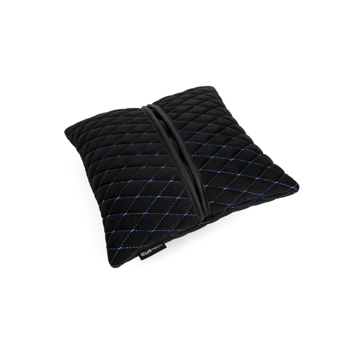 EVAtech Autotyyny 30x30 cm - musta / siniset ompeleet EVAtech Autotyyny 30x30 cm - musta / siniset ompeleet