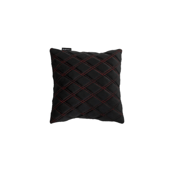EVAtech Autotyyny 30x30 cm - musta / punaiset ompeleet