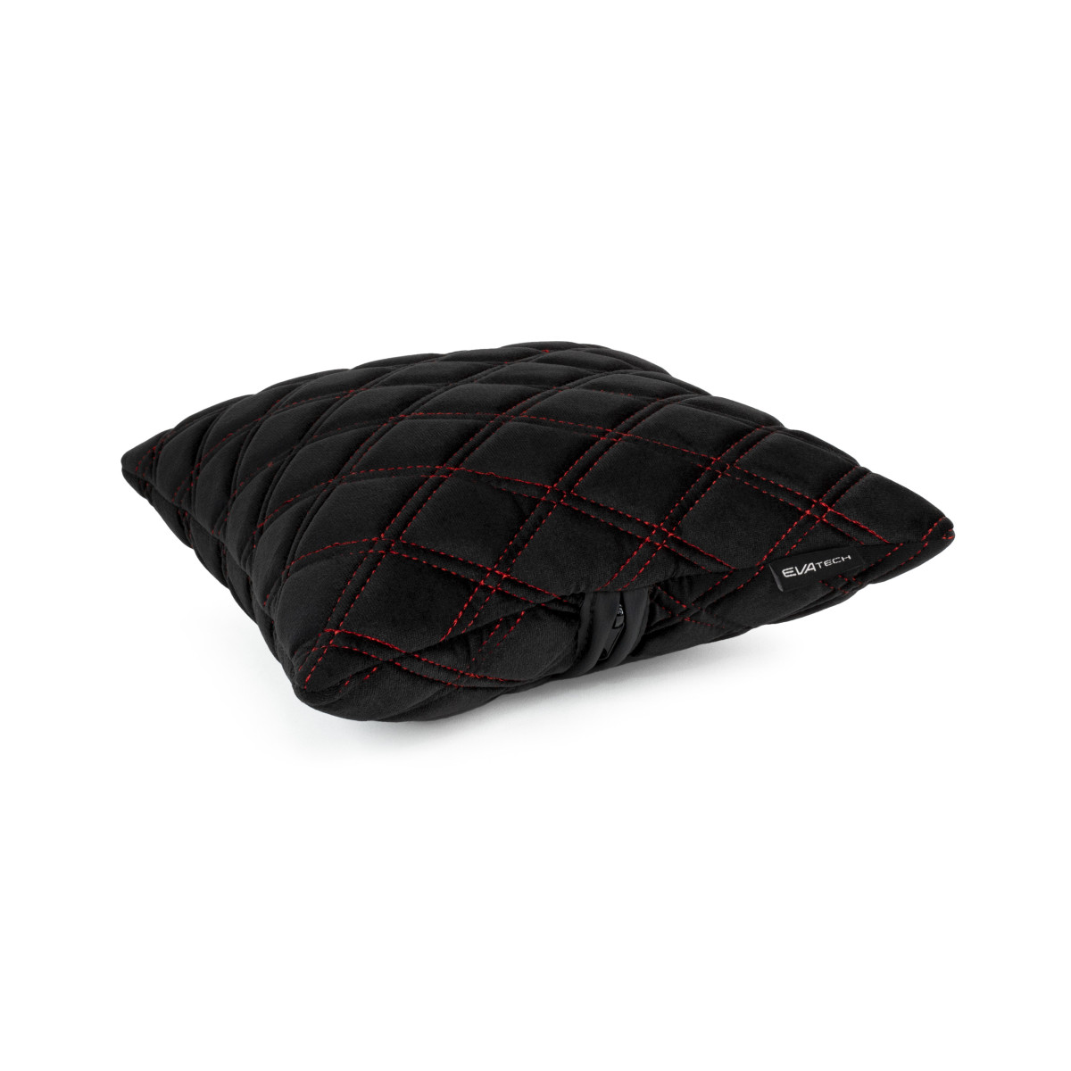 EVAtech Autotyyny 30x30 cm - musta / punaiset ompeleet EVAtech Autotyyny 30x30 cm - musta / punaiset ompeleet