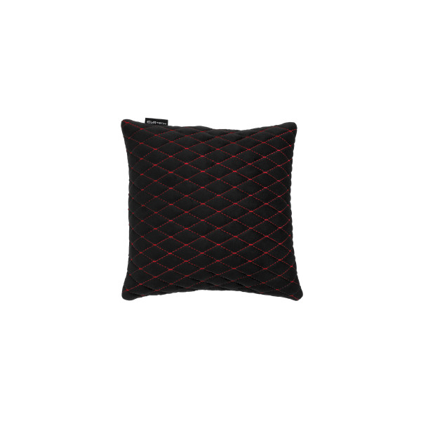 EVAtech Autotyyny 30x30 cm - musta / punaiset ompeleet