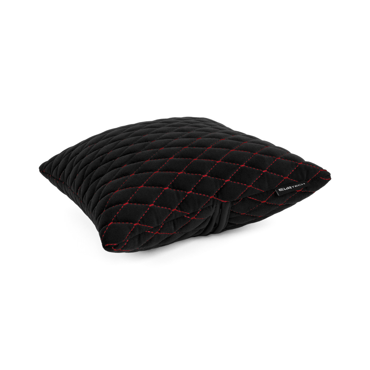 EVAtech Autotyyny 30x30 cm - musta / punaiset ompeleet EVAtech Autotyyny 30x30 cm - musta / punaiset ompeleet