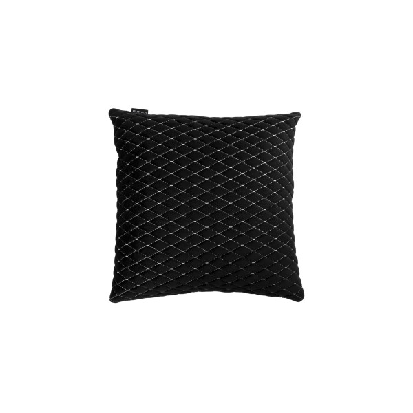 EVAtech Autotyyny 40x40 cm - musta / valkoiset ompeleet