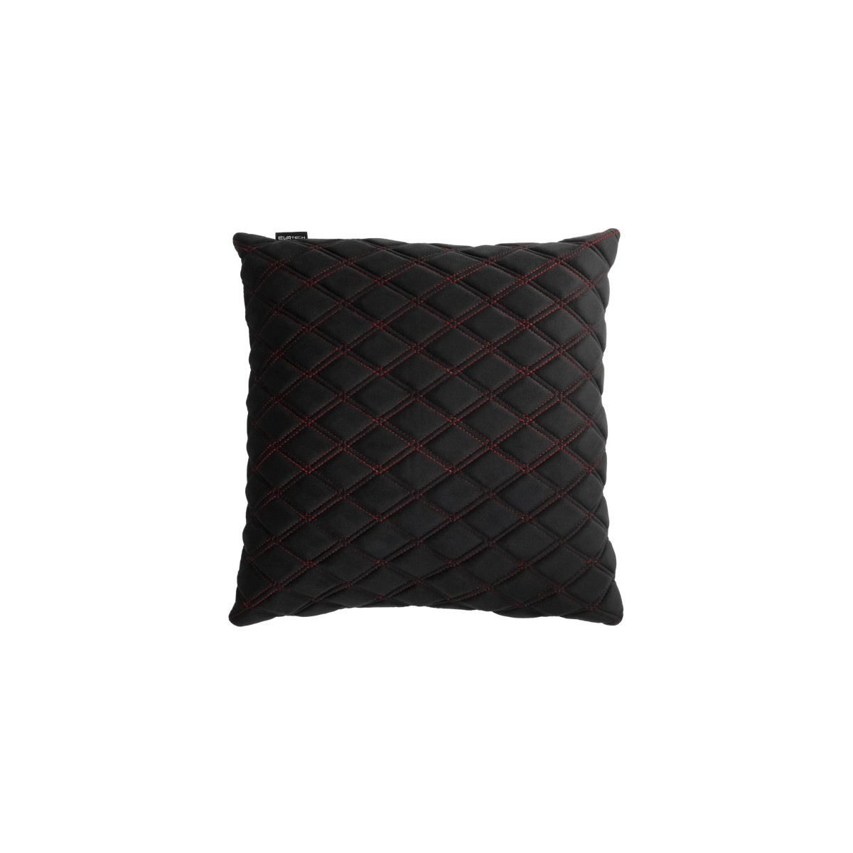 EVAtech Autotyyny 40x40 cm - musta / punaiset ompeleet EVAtech Autotyyny 40x40 cm - musta / punaiset ompeleet