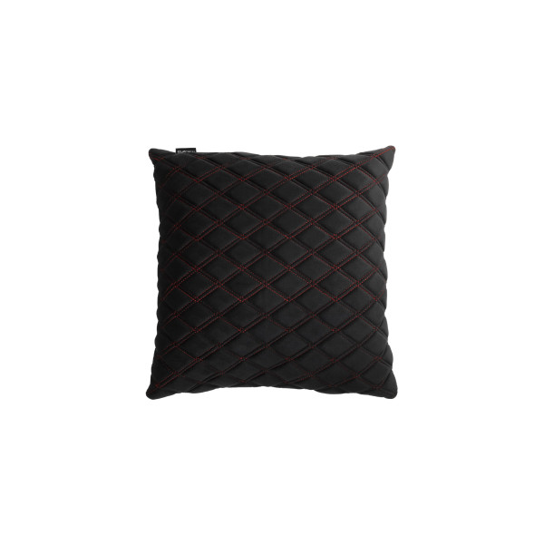 EVAtech Autotyyny 40x40 cm - musta / punaiset ompeleet