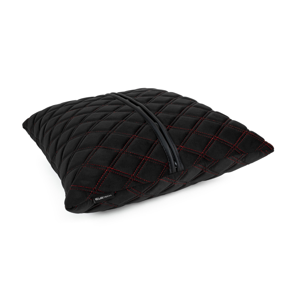 EVAtech Autotyyny 40x40 cm - musta / punaiset ompeleet EVAtech Autotyyny 40x40 cm - musta / punaiset ompeleet