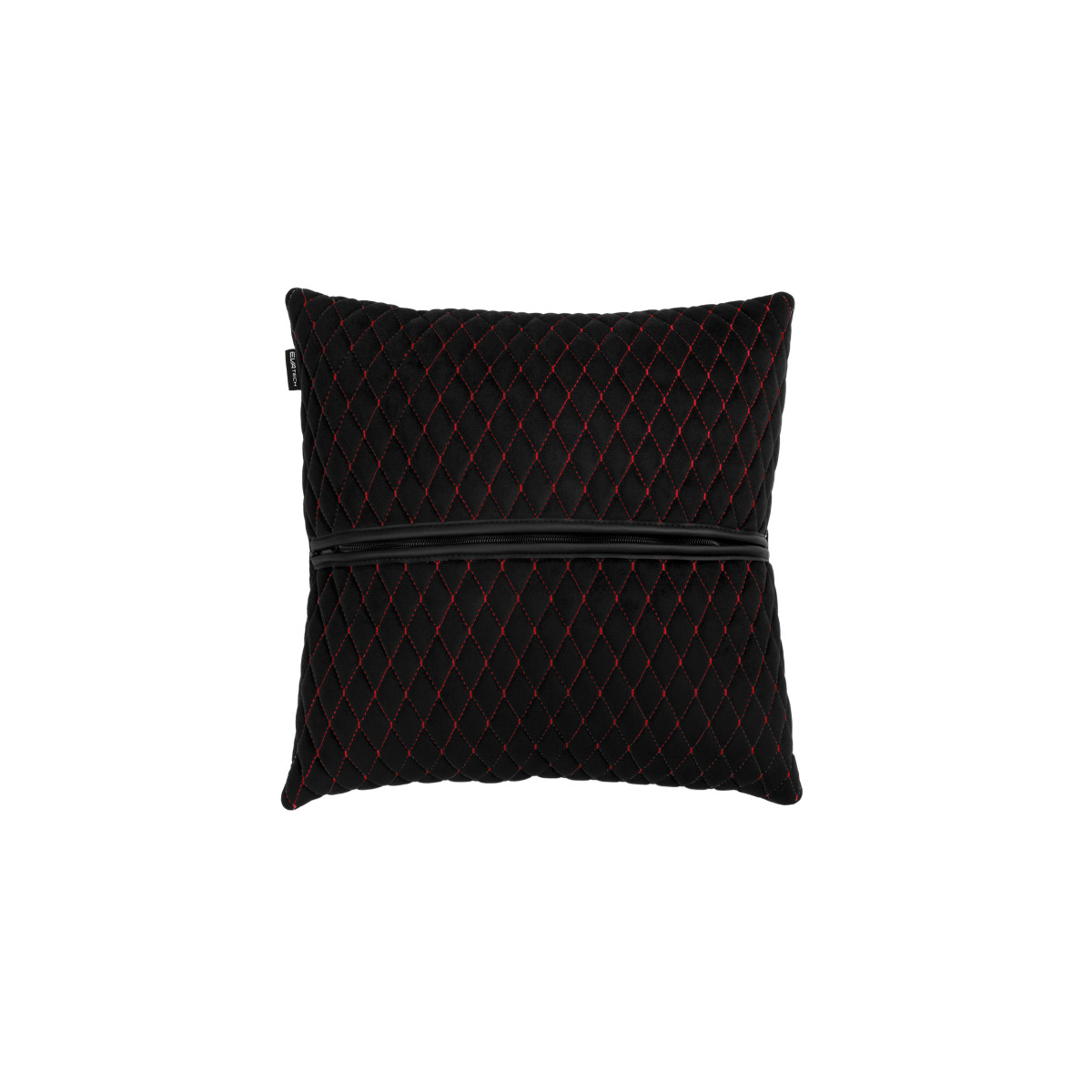 EVAtech Autotyyny 40x40 cm - musta / punaiset ompeleet EVAtech Autotyyny 40x40 cm - musta / punaiset ompeleet