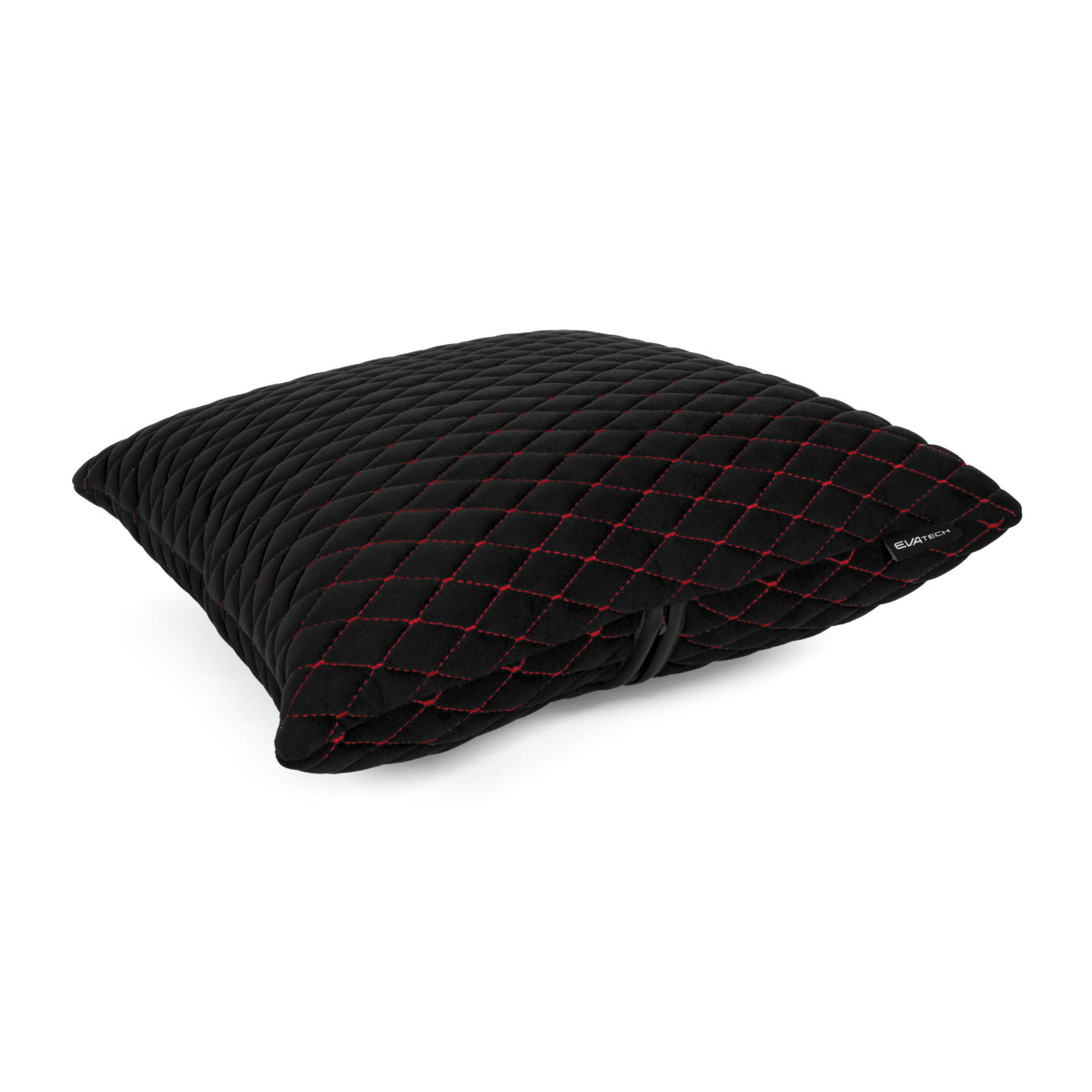 EVAtech Autotyyny 40x40 cm - musta / punaiset ompeleet EVAtech Autotyyny 40x40 cm - musta / punaiset ompeleet