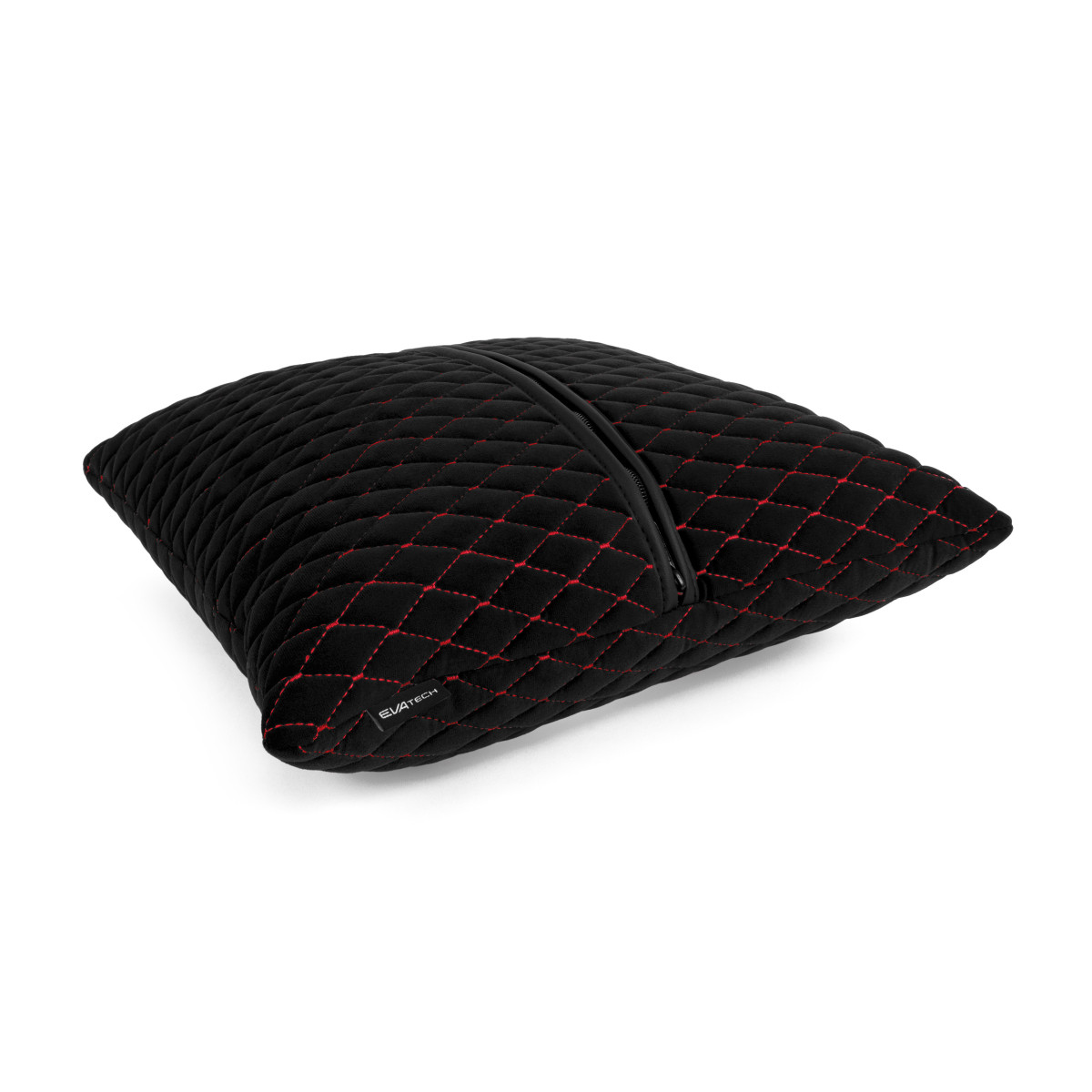 EVAtech Autotyyny 40x40 cm - musta / punaiset ompeleet EVAtech Autotyyny 40x40 cm - musta / punaiset ompeleet