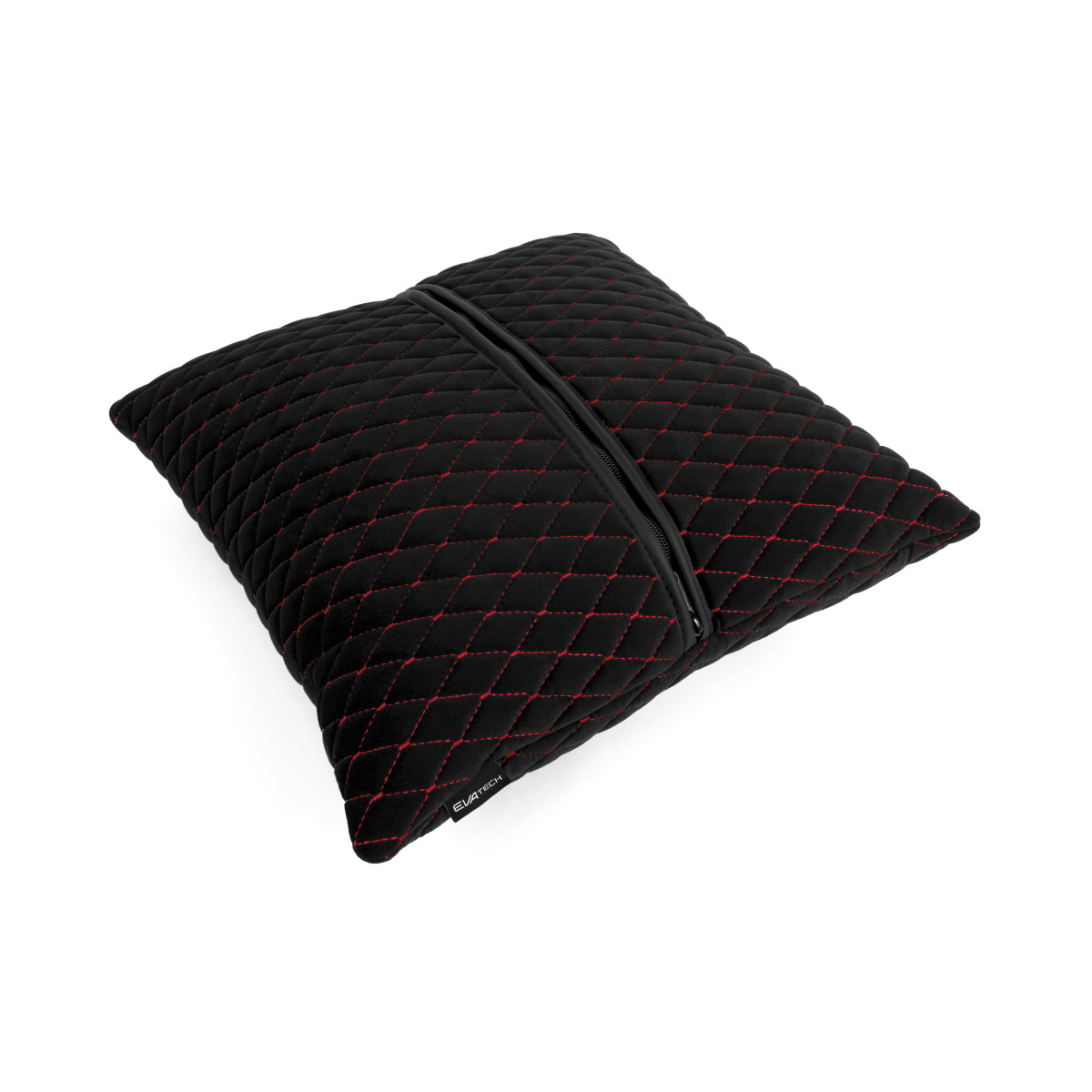 EVAtech Autotyyny 40x40 cm - musta / punaiset ompeleet EVAtech Autotyyny 40x40 cm - musta / punaiset ompeleet
