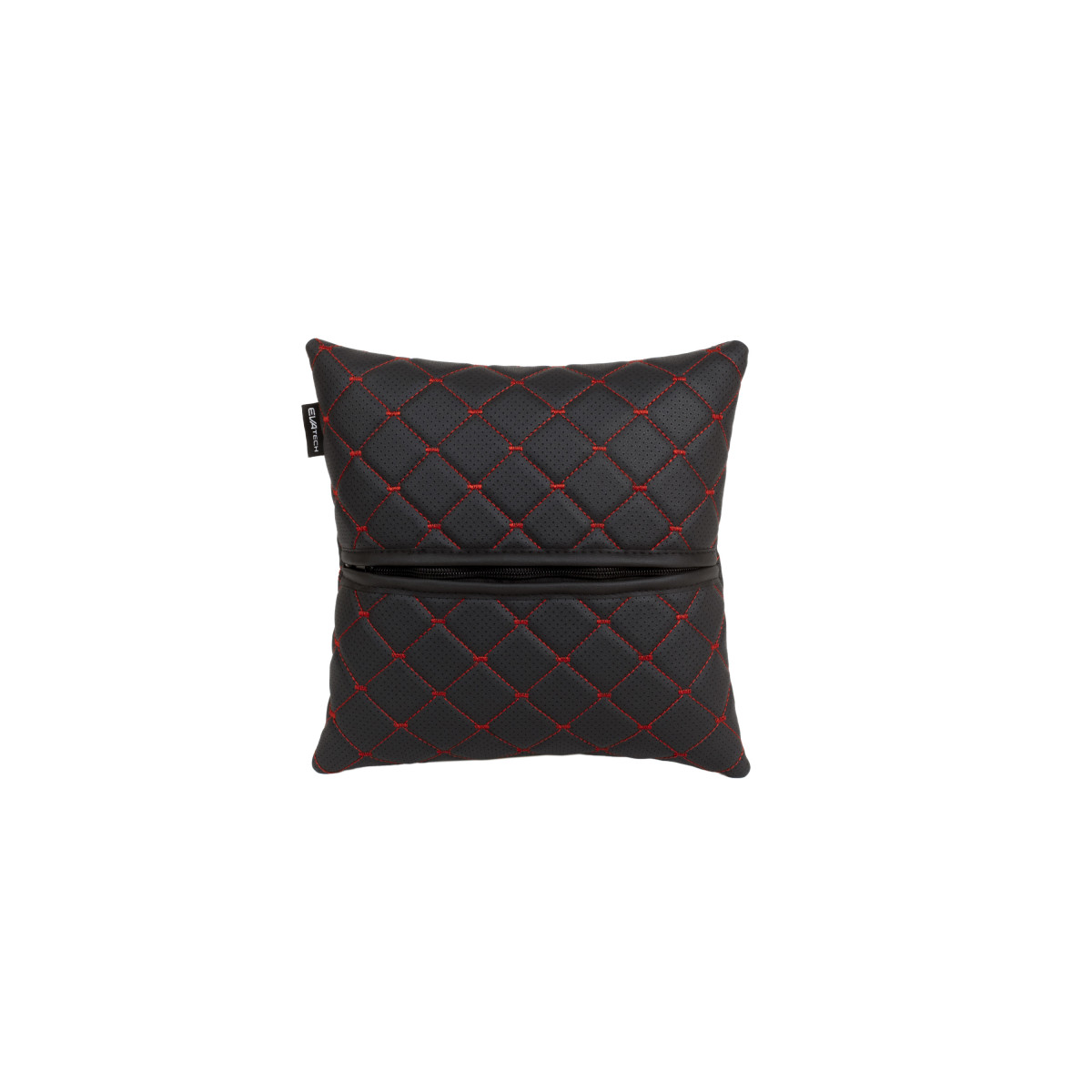 EVAtech ECO Autotyyny 30x30 cm - musta / punaiset ompeleet EVAtech ECO Autotyyny 30x30 cm - musta / punaiset ompeleet