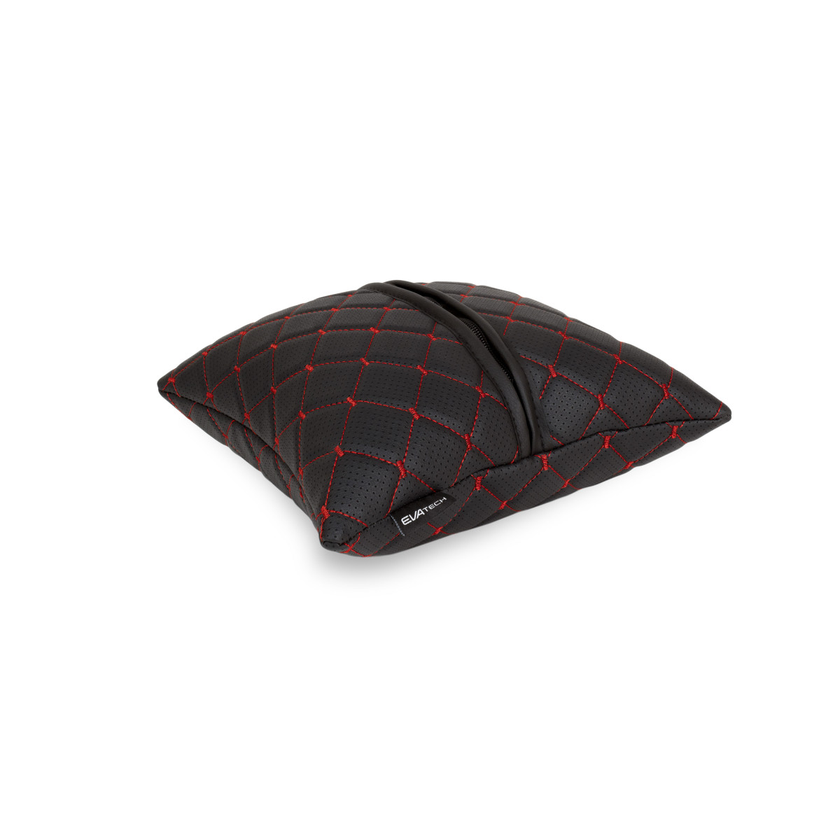 EVAtech ECO Autotyyny 30x30 cm - musta / punaiset ompeleet EVAtech ECO Autotyyny 30x30 cm - musta / punaiset ompeleet