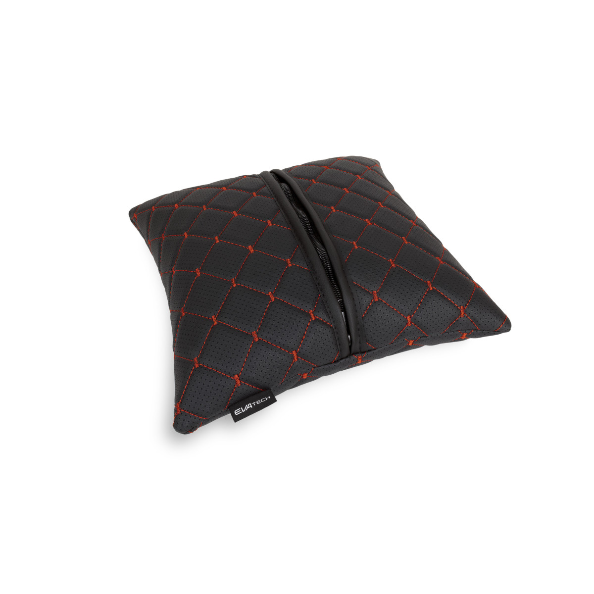 EVAtech ECO Autotyyny 30x30 cm - musta / punaiset ompeleet EVAtech ECO Autotyyny 30x30 cm - musta / punaiset ompeleet