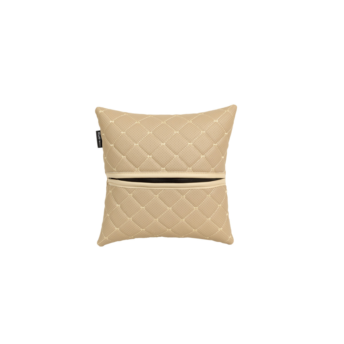EVAtech ECO Autotyyny 30x30 cm - hiekanvärinen / hiekanväriset ompeleet EVAtech ECO Autotyyny 30x30 cm - hiekanvärinen / hiekanväriset ompeleet