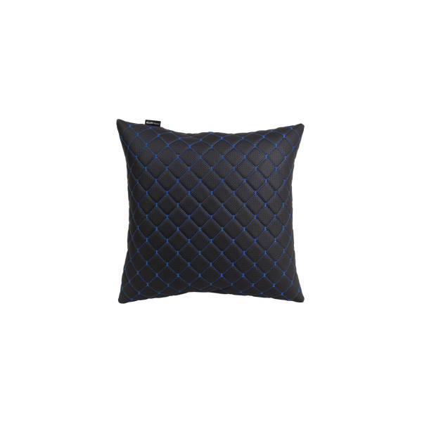 EVAtech ECO Autotyyny 40x40 cm - musta / siniset ompeleet