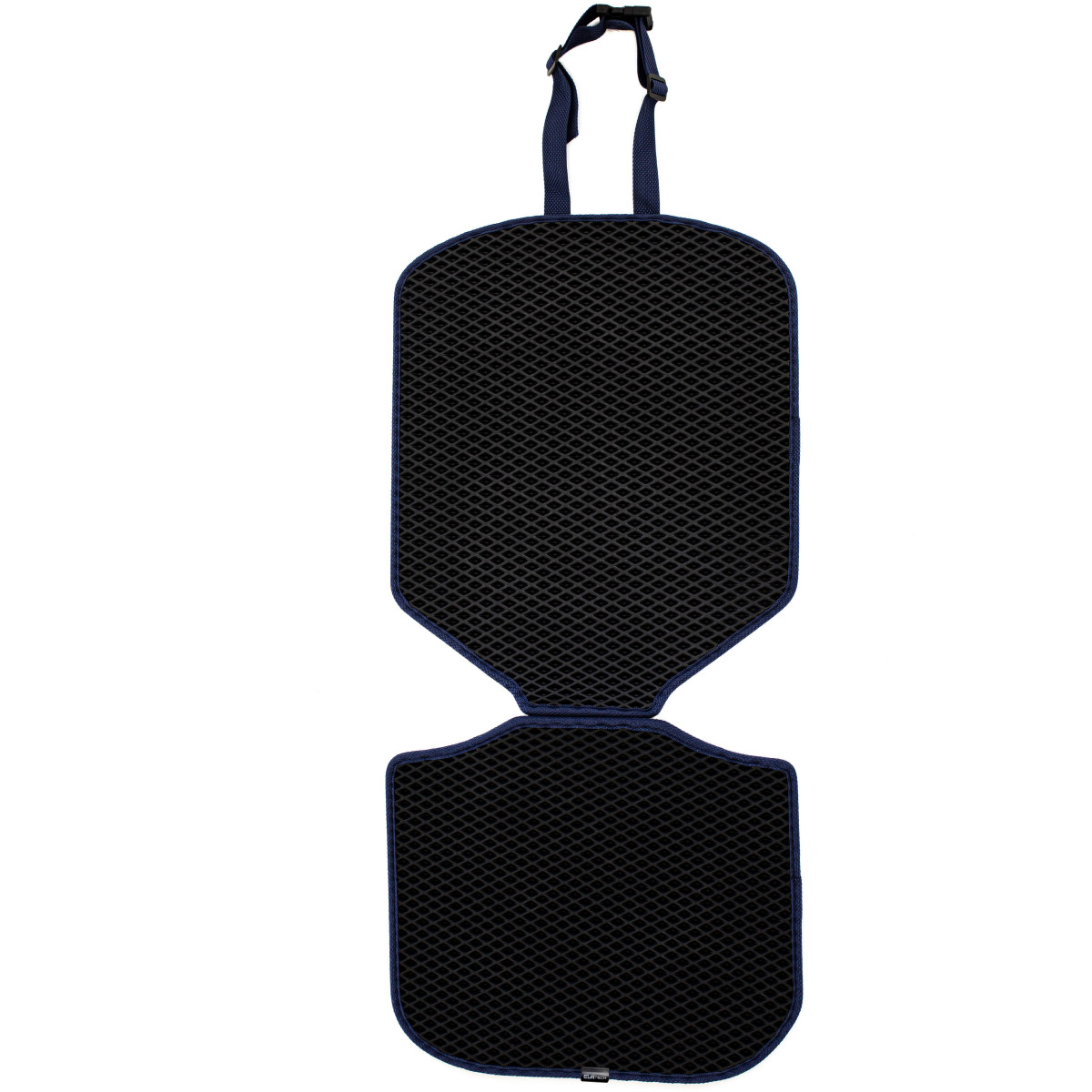 EVAtech lasten turvaistuimen suojus - musta / siniset reunat