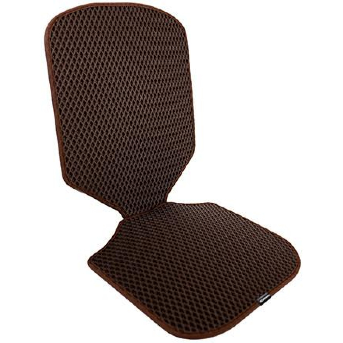 EVAtech lasten turvaistuimen suojus - ruskea / ruskeat reunat