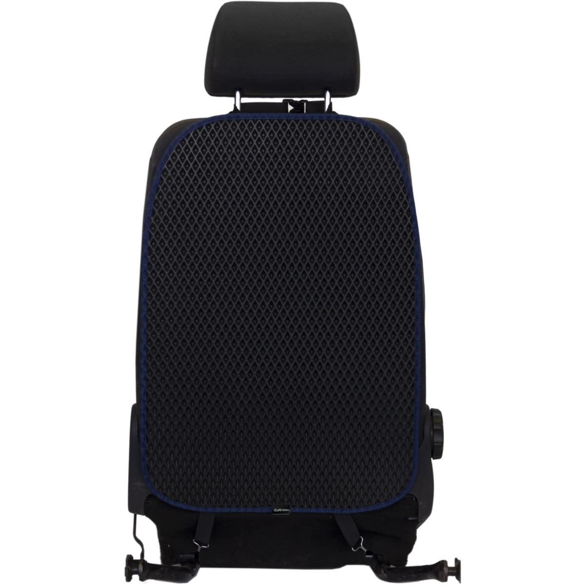 EVAtech Lasten Auton Istuimen Selkänojan Suojus 68x46 cm - musta / tummansiniset reunat EVAtech Lasten Auton Istuimen Selkänojan Suojus 68x46 cm - musta / tummansiniset reunat